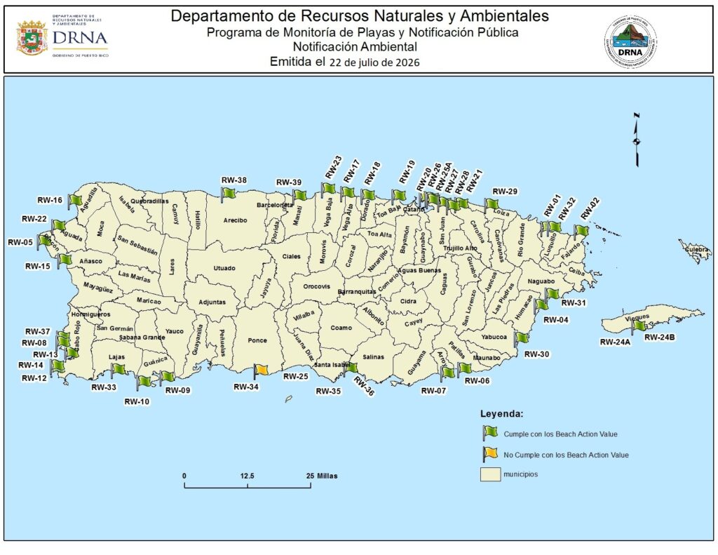 Notificación Monitoria de Playas
